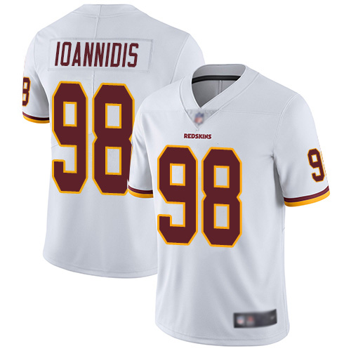 Washington Redskins Limited White Men Matt Ioannidis Road Jersey NFL Football #98 Vapor Untouchable